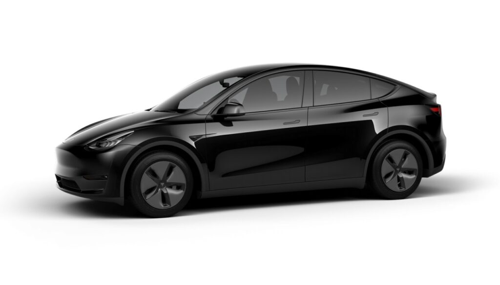 Accueil tesla model y solid black noir uni